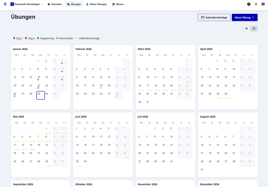 Grannus Screenshot Calendar